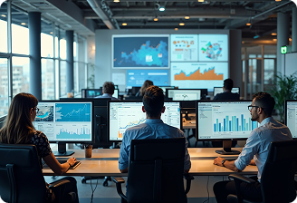 Modern office workspace
